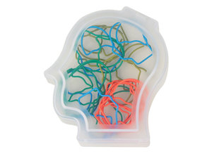 Xác minh Nhà cung cấp vàng tùy chỉnh phần cơ thể Organ vui vẻ ưa thích độc đáo đầu con người não hình trang trí giấy Clip - Product Image 4