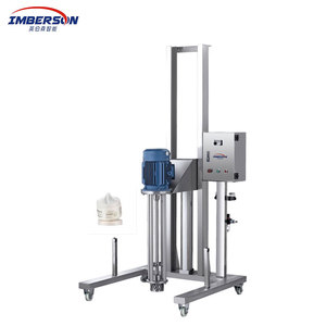 Homogénéisateur à Cisaillement Élevé Mobile SUS316L avec Support de Levage en Acier Inoxydable, Machine d'Émulsification Sous Vide pour Aliments et Mayonnaise - Product Image 1