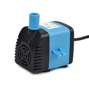 DL ที่ดีที่สุดราคา AC 120V 8W 600L/H 1-1.3M SUBMERSIBLE ปั๊มน้ำหัตถกรรมปั๊มถังปลาขนาดเล็กปั๊ม