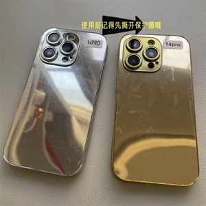 เคสโทรศัพท์อะคริลิค TPU แบบกระจกเงาสำหรับ iPhone XS Max 11 12 13 14 15 16, เคสหรูหราสีทองสำหรับ iPhone 17 Pro Max - Product Image 3