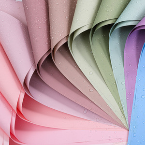 Papier d'emballage floral mat épaissi en gros, imperméable, style coréen Ouya, couleur unie, pour cadeaux et emballages floraux - Product Image 3