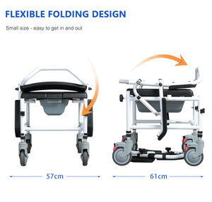 Silla de ruedas plegable para ancianos, silla de ruedas de diseño básico más barata, silla de ruedas Manual de acero para Hospital, gran oferta - Product Image 3