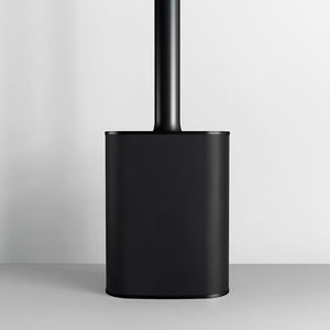 בית חדש נירוסטה שחור מאט ציפוי להסרה ידית אסלת מברשת - Product Image 2