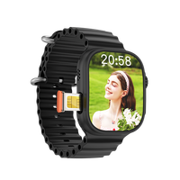 Nouvelle Montre Connectée K21 2026 de Haute Qualité avec Écran AMOLED, Appareil Photo Flip 200W Pixels, Carte SIM 4G - Prix de Gros