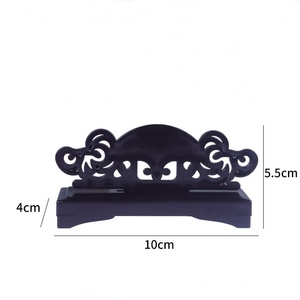 Hand lüfterst änder Holz Robuster Klapp lüfterst änder Runder Lüfter Display Basis halter Home Office Tisch Platzieren Sie das Werbe geschenk - Product Image 3