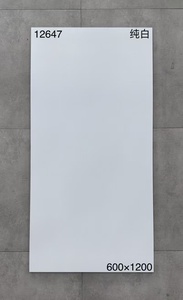 Carrelage de <span class=keywords><strong>sol</strong></span> en porcelaine rustique mat blanc pur gris noir 60x120cm <span class=keywords><strong>pour</strong></span> salle de bain, antidérapant - Product Image 3