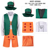 Costume de femme de chambre médiévale à lacets robe allemande Oktoberfest Dirndl tablier à manches courtes robe de soirée Cosplay M-5XL grande taille