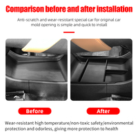 Haute qualité TPE 3D étanche à la poussière Console centrale boîte de rangement inférieure accessoire intérieur de voiture pour BYD SONG L DM-i 2024 HEV