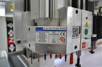 Router CNC de 3 Ejes 1325 2030 ATC, Máquina de Anidamiento para Tallado de Puertas de Madera con Cabezal de Perforación y Carga/Descarga, Maquinaria para Trabajar la Madera