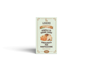 Fabriqué en Italie, semoule de blé dur de qualité supérieure, repoussée à la machine, en sachet sous vide de 1 kg, idéale pour le pain et la focaccia. - Product Image 2
