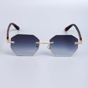 Gafas de Sol Cuadradas Retro de Acetato con Logotipo Personalizado, Moda 2025, Protección UV400, Sin Montura, Degradado, para Hombre y Mujer - Product Image 2