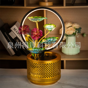 Rueda de Agua Feng Shui, Fuente Ecológica Pintada en 12 Colores para Sala de Estar u Oficina, Ideal para Regalo - Product Image 3