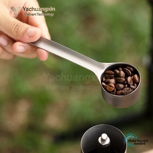 Stainless Steel Coffee Bean <b>Measuring</b> <b>Spoon</b> Set 2 Pieces For Camping Cooking All Seasons - Product Image 3