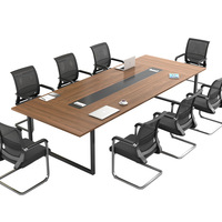 Table de conférence moderne avec chaise de bureau, salle de réunion Konferenztisch Mesa De Reuniones Tavolo Da