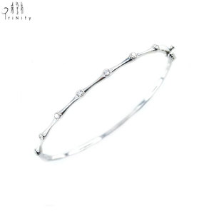 Fabricant de bijoux fins en gros, exportateur de bijoux AU750 pour usage quotidien, bracelets en or jaune massif 18 carats avec diamants naturels pour femmes - Product Image 3