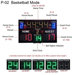 Marcador Digital LED YIZHI para <span class=keywords><strong>Baloncesto</strong></span> con Soporte de Trípode y Control Remoto Inalámbrico - Product Image 4