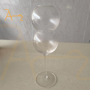 Verres à vin en cristal créatifs en gros, verres à champagne transparents en forme de <span class=keywords><strong>gourde</strong></span>, verres à boire pour mariage, fête, bar - Product Image 1