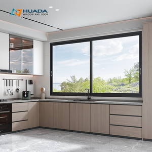 Custom House Kitchen Deslizante Janela Grill Design em alumínio Janelas deslizantes Preço Filipinas - Product Image 4