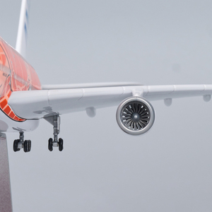 Modèle d'avion en résine ANA Airbus A380 Honu Turtle avec train d'atterrissage et base en bois, avion miniature de collection, décoration d'intérieur - Product Image 5