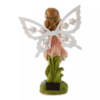 Statuette d'extérieur en résine, décorative et amusante pour la maison et le jardin, avec des statuettes féériques solaires, idéale comme cadeau ou pour décorer les escaliers.