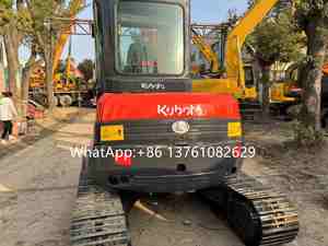 Marques japonaises d'excavatrices hydrauliques compactes : Excavatrice Kubota U55 – Inspection et entretien complets, faible nombre d'heures de travail - Product Image 4