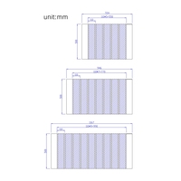 Radiateur électrique portable en aluminium pour la maison ou le bureau, chauffage électrique par radiateur