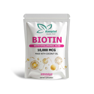 <span class=keywords><strong>Complément</strong></span> <span class=keywords><strong>alimentaire</strong></span> à base de <span class=keywords><strong>biotine</strong></span> et d'acide hyaluronique, best-seller, pour la santé de la peau, des <span class=keywords><strong>cheveux</strong></span> et des ongles chez les femmes, gélules de <span class=keywords><strong>biotine</strong></span> - Product Image 1