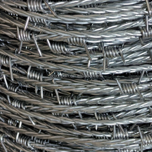 Prix d'usine Clôture en <span class=keywords><strong>fil</strong></span> de fer barbelé inoxydable Grade barbelé pour prison Clôture - Product Image 1