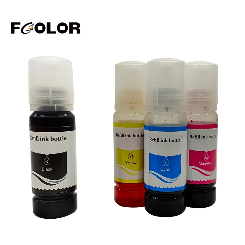 Prezzo di fabbrica Fcolor ricarica Premium 103 inchiostro Dye per stampanti Epson L3110 L3150 L3160 L3156 L5190 EPN ET2700-ET7750 L1110-L7180