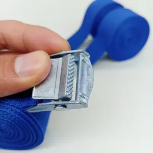 Sangles de cargaison 3M avec boucle, attache pour moto, voiture, vélo, corde de remorquage en polyester, fixation à cliquet robuste, résistance à la rupture de 500 kg, TUV - Product Image 1