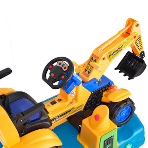 De Beste Kwaliteit Plastic Kindermunt Swing Game Machine In De Auto Graafmachine Speelgoed Modellering Muntautomaat Graafmachine - Product Image 5