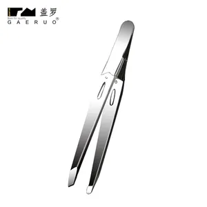 Hot Sell Delicate High-quanlity Beauty Stainless Steel Tweezers Metal Eyebrow Clip