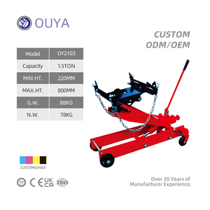 <span class=keywords><strong>Cric</strong></span> de transmission au sol portable de 1,5 tonne avec plateau à outils amovible pour un levage facile en <span class=keywords><strong>atelier</strong></span> <span class=keywords><strong>professionnel</strong></span> - Product Image 1