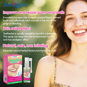 Spray al Mentolo ad Azione Rapida Zourunan per Carie Dentali e Gengive Gonfie con Sollievo dal Dolore per Uso Quotidiano - Product Image 2