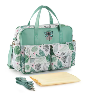 Bolsa de Pañales Estampada con Cambiador, Bolsos de Maternidad, Bolsos de Lactancia <span class=keywords><strong>para</strong></span> Mamá, Impermeables, <span class=keywords><strong>para</strong></span> Cochecito de Bebé - Product Image 2