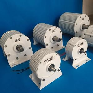 Suministro Directo de Fábrica: Generador Magnético de Baja Velocidad Personalizado de 1kW, 2kW, 3kW, 5kW, 50kW para DIY, Generador Magnético Permanente de Baja Velocidad S/M/L - Product Image 1