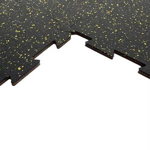 15-30mm <span class=keywords><strong>SBR</strong></span> 컬러+재생 고무 입자 방수 내마모성 미끄럼 방지 맞춤 색상 CE 인증 헬스장 고무 - Product Image 2