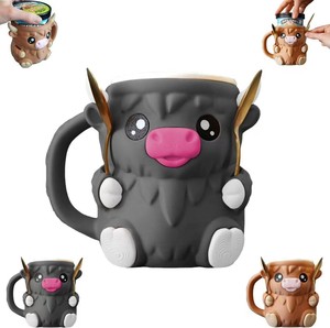 Taza de Plástico con Forma de Murciélago y Tapa, Diseño Animado, para Decoración del Hogar - Product Image 2