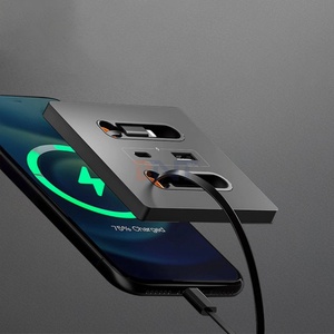 Boente 86*86 מ "מ מיני חבוי הבית usb חשמל קיר חשמלי עם ברק & סוג-כבל - Product Image 3