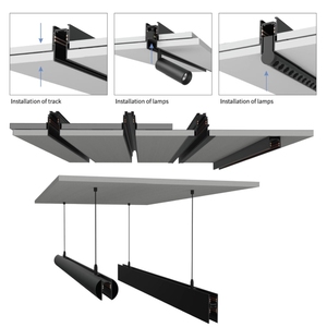 Nâng cao từ theo dõi ánh sáng: Mặt dây chuyền tuyến tính tại chỗ 48V dẫn siêu mỏng ZigBee thông minh thương mại ánh sáng theo dõi hệ thống đường sắt - Product Image 2