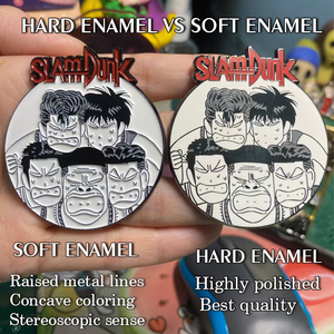Insignia <span class=keywords><strong>de</strong></span> esmalte duro <span class=keywords><strong>de</strong></span> dibujos animados, broche metálico <span class=keywords><strong>de</strong></span> <span class=keywords><strong>anime</strong></span>, insignia <span class=keywords><strong>de</strong></span> pecho con pintura horneada, pines huecos, insignia personalizada con logotipo <span class=keywords><strong>de</strong></span> empresa - Product Image 6