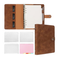 Agenda de Cuero Ecológica Personalizada A4/A5/6 Anillas, con Grabado y Estampado de Logotipo, Recargable, con Hojas Sueltas y Bolígrafo