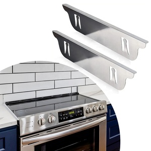 Stainless Steel Stove Gap Covers - Adjustable Filler For Stove & Counter Gap (13" To 27")