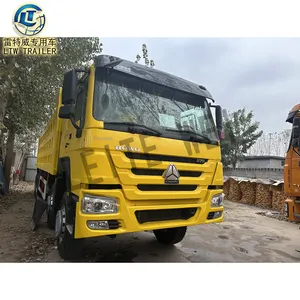 SINO TRUCK 12 roues euro2 30 mètres cubes mini 40 tonnes HOWO 371hp 375hp 8x4 camion à benne basculante d'occasion à vendre