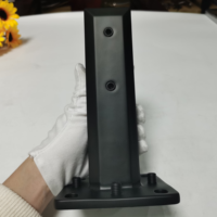 Accessoires de fixation pour poteaux de balustrade de piscine en verre : Collier de serrage pour verre au design élégant