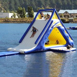 <span class=keywords><strong>Torre</strong></span> de Escalada Acuática Inflable Comercial con Tobogán - <span class=keywords><strong>Gimnasio</strong></span> Acuático Flotante de PVC Marino para Lago o <span class=keywords><strong>Mar</strong></span> - Product Image 3