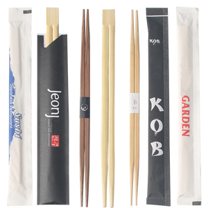 Palillos Desechables de Bambú Personalizados - Palillos Japoneses Chinos para Boda, Ideales para Fideos, Ramen y Sushi - Product Image 1