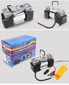 DC <span class=keywords><strong>12v</strong></span> <span class=keywords><strong>gonfleur</strong></span> de pneu robuste Double cylindre Portable voiture compresseur d'air pompe <span class=keywords><strong>gonfleur</strong></span> 150 Psi pour voiture SUV <span class=keywords><strong>gonfleur</strong></span> de pneu - Product Image 4