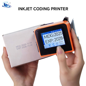 Mini Thermischer Tintenstrahldrucker Tragbarer Drucker für Flexible Medien Hochauflösende Wasserbasierte Tinte für Fast-Food-Verpackungsetiketten Hochgeschwindigkeit - Product Image 2