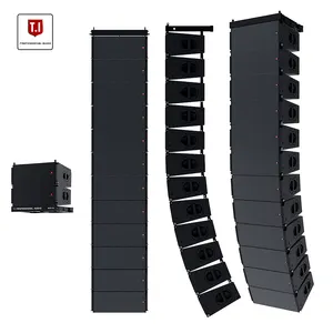 2 way line array system design professional audio sound dual 6..5 inch speakers for concert T.I PRO AUDIO